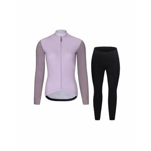 RIVANELLE Cyklistická zimní bunda a kalhoty - PERFORMANCE WINTER - černá/fialová obraz