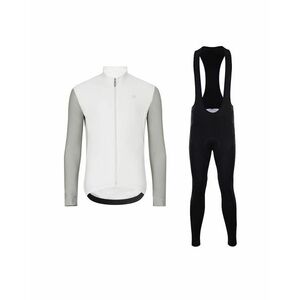 HOLOKOLO Cyklistický dlouhý dres a kalhoty - PERFORMANCE WINTER - černá/oranžová obraz