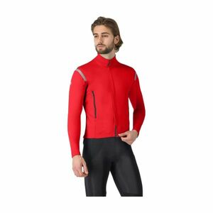 CASTELLI Cyklistická zateplená bunda - PERFETTO ROS 3 - červená 3XL obraz