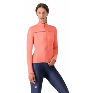 CASTELLI Cyklistický dres s dlouhým rukávem zimní - SINERGIA 2 - růžová L obraz