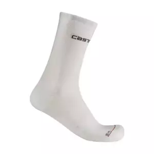 CASTELLI Cyklistické ponožky klasické - DICIOTTO SOFT MERINO W - bílá L-XL obraz