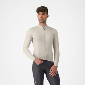 CASTELLI Cyklistický dres s dlouhým rukávem zimní - ESPRESSO THERMAL - šedá XL obraz