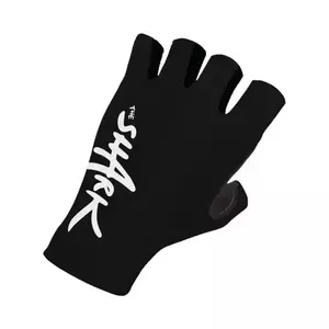 Q36.5 Cyklistické rukavice krátkoprsté - NIBALI SHARK - černá M obraz