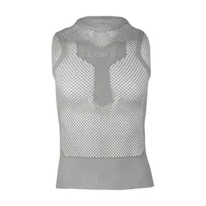Q36.5 Cyklistické triko bez rukávů - BASE LAYER 0 MESH - šedá 2XS-XS obraz