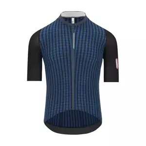 Q36.5 Cyklistický dres s krátkým rukávem - CLIMA - modrá/černá L obraz