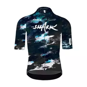 Q36.5 Cyklistický dres s krátkým rukávem - GREGARIUS PRO NIBALI - černá/modrá/bílá M obraz