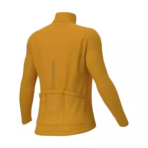 ALÉ Cyklistický dres s dlouhým rukávem zimní - FONDO 3.0 - žlutá L obraz
