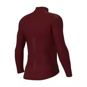 ALÉ Cyklistický dres s dlouhým rukávem zimní - FONDO 3.0 - červená 2XL obraz