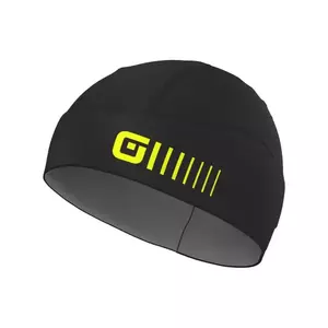 ALÉ Cyklistická čepice - KLIMA 2.0 - černá/žlutá M obraz