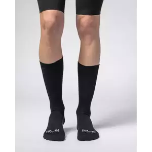 ALÉ Cyklistické ponožky klasické - THERMO 2.0 - černá 36-39 obraz