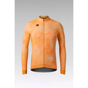 GOBIK Cyklistický dres s dlouhým rukávem zimní - HYDER - oranžová M obraz