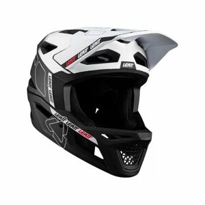 LEATT Cyklistická přilba - MTB GRAVITY 6.0 CARBON - bílá/černá (59-60 cm) obraz