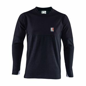 LEATT Cyklistický dres s dlouhým rukávem letní - MTB ALL MOUNTAIN 5.0 - černá L obraz