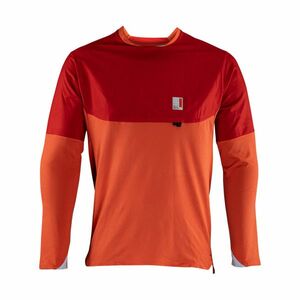 LEATT Cyklistický dres s dlouhým rukávem letní - MTB ALL MOUNTAIN 4.0 - červená M obraz