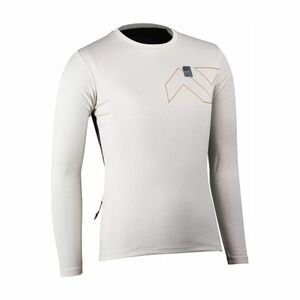 LEATT Cyklistický dres s dlouhým rukávem letní - MTB TRAIL 3.0 W - bílá/černá XL obraz