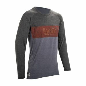 LEATT Cyklistický dres s dlouhým rukávem letní - MTB GRAVITY 2.0 - černá S obraz