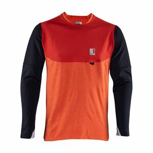 LEATT Cyklistický dres s dlouhým rukávem letní - MTB ALL MOUNTAIN 5.0 - červená S obraz