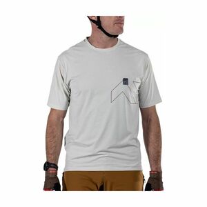 LEATT Cyklistický dres s krátkým rukávem - MTB TRAIL 1.0 X-FLOW - šedá obraz