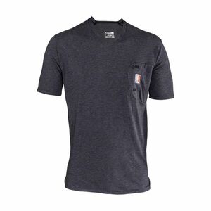 LEATT Cyklistický dres s krátkým rukávem - MTB ALLMOUNTAIN 2.0 - černá L obraz