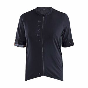 LEATT Cyklistický dres s krátkým rukávem - MTB ENDURANCE 5.0 W - černá XS obraz