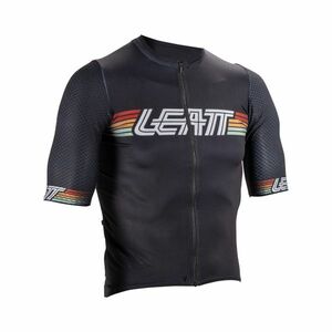 LEATT Cyklistický dres s krátkým rukávem - MTB ENDURANCE 6.0 - černá L obraz