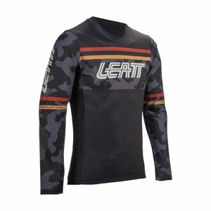 LEATT Cyklistický dres s dlouhým rukávem letní - MTB GRAVITY 4.0 - černá 3XL obraz