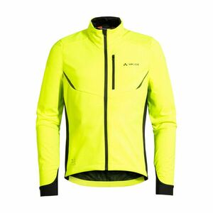 VAUDE Cyklistická větruodolná bunda - KURO SOFTSHELL - žlutá/černá L obraz