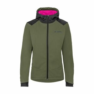 VAUDE Cyklistická větruodolná bunda - QIMSA SOFTSHELL - zelená L obraz