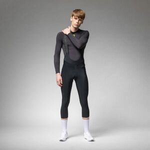 ALÉ Cyklistické kalhoty dlouhé s laclem - PRAGMA WINTER 2.0 - černá 2XL obraz