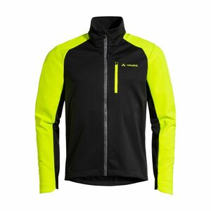 VAUDE Cyklistická větruodolná bunda - POSTA SOFTSHELL VI - žlutá/černá M obraz