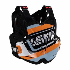 LEATT chránič na záda a hrudník - CHEST PROTECTOR TORQUE 1.5 - černá/oranžová UNI obraz