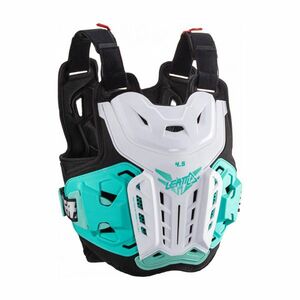 LEATT chránič na záda a hrudník - CHEST PROTECTOR 4.5 WOMEN - černá/bílá/zelená UNI obraz