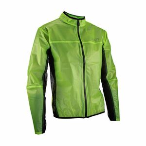LEATT voděodolná bunda - MTB RACECOVER - zelená S obraz