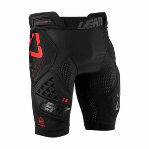 LEATT spodky s chrániči - IMPACT SHORTS 3DF 5.0 - černá/červená S obraz