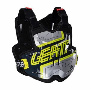 LEATT chránič na záda a hrudník - CHEST PROTECTOR TORQUE 1.5 - černá/žlutá UNI obraz