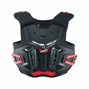 LEATT chránič na záda a hrudník - CHEST PROTECTOR 4.5 JUNIOR - černá/červená S-M obraz