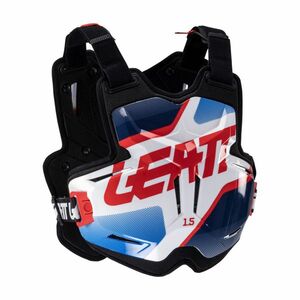 LEATT chránič na záda a hrudník - CHEST PROTECTOR TORQUE 1.5 - černá/modrá UNI obraz