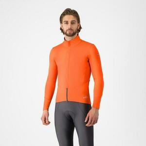 CASTELLI Cyklistická zateplená bunda - PERFETTO AIR - oranžová 2XL obraz