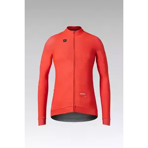 GOBIK Cyklistický dres s dlouhým rukávem zimní - HYDER - červená XS obraz
