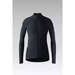 GOBIK Cyklistický dres s dlouhým rukávem zimní - PACER SOLID 2.0 - černá S obraz