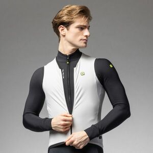 ALÉ Cyklistická vesta - PR-E THERMO 2.0 - bílá L obraz