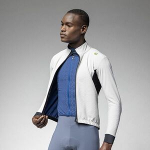 ALÉ Cyklistická zateplená bunda - KLIMATIK K-DOUBLE - bílá M obraz