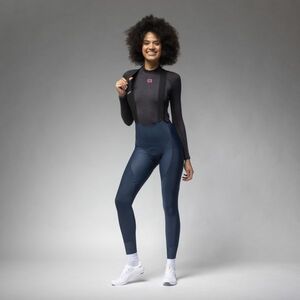 ALÉ Cyklistické kalhoty dlouhé s laclem - R-EV1 VOLTAGE - modrá XS obraz