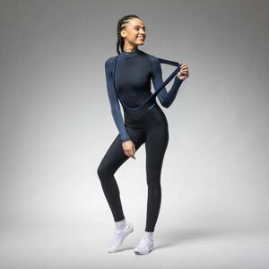 ALÉ Cyklistické kalhoty dlouhé s laclem - KLIMATIK K-ATMO 3.0 - černá S obraz