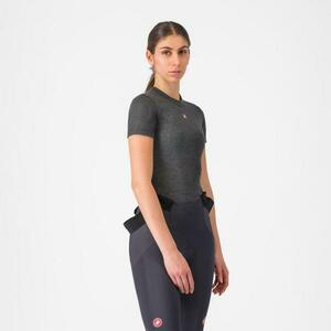 CASTELLI Cyklistické triko s krátkým rukávem - MEDIO BASE LAYER W - šedá M obraz