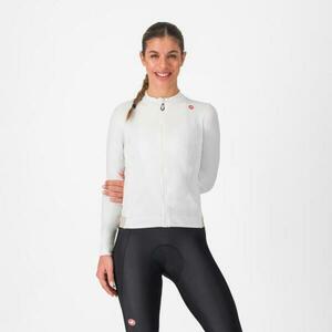 CASTELLI Cyklistický dres s dlouhým rukávem zimní - ESPRESSO THERMAL W - bílá S obraz