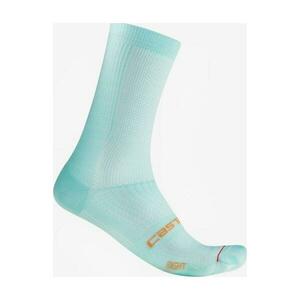 CASTELLI Cyklistické ponožky klasické - ESPRESSO 18 - světle modrá 2XL obraz