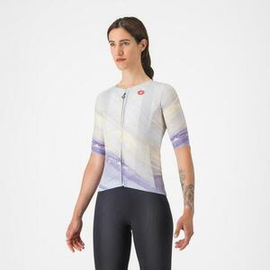 CASTELLI Cyklistický dres s krátkým rukávem - AERO PRO 8S - fialová L obraz