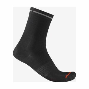 CASTELLI Cyklistické ponožky klasické - PREMIO EVO W 12 - černá L-XL obraz
