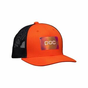 POC Cyklistická čepice - ESSENTIAL MTB CAP - černá/oranžová UNI obraz